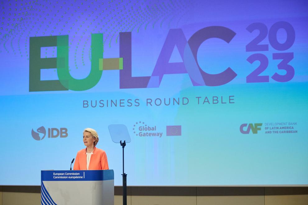 Discurso de abertura da presidente Ursula von der Leyen na Mesa-Redonda Empresarial UE-LAC de 2023