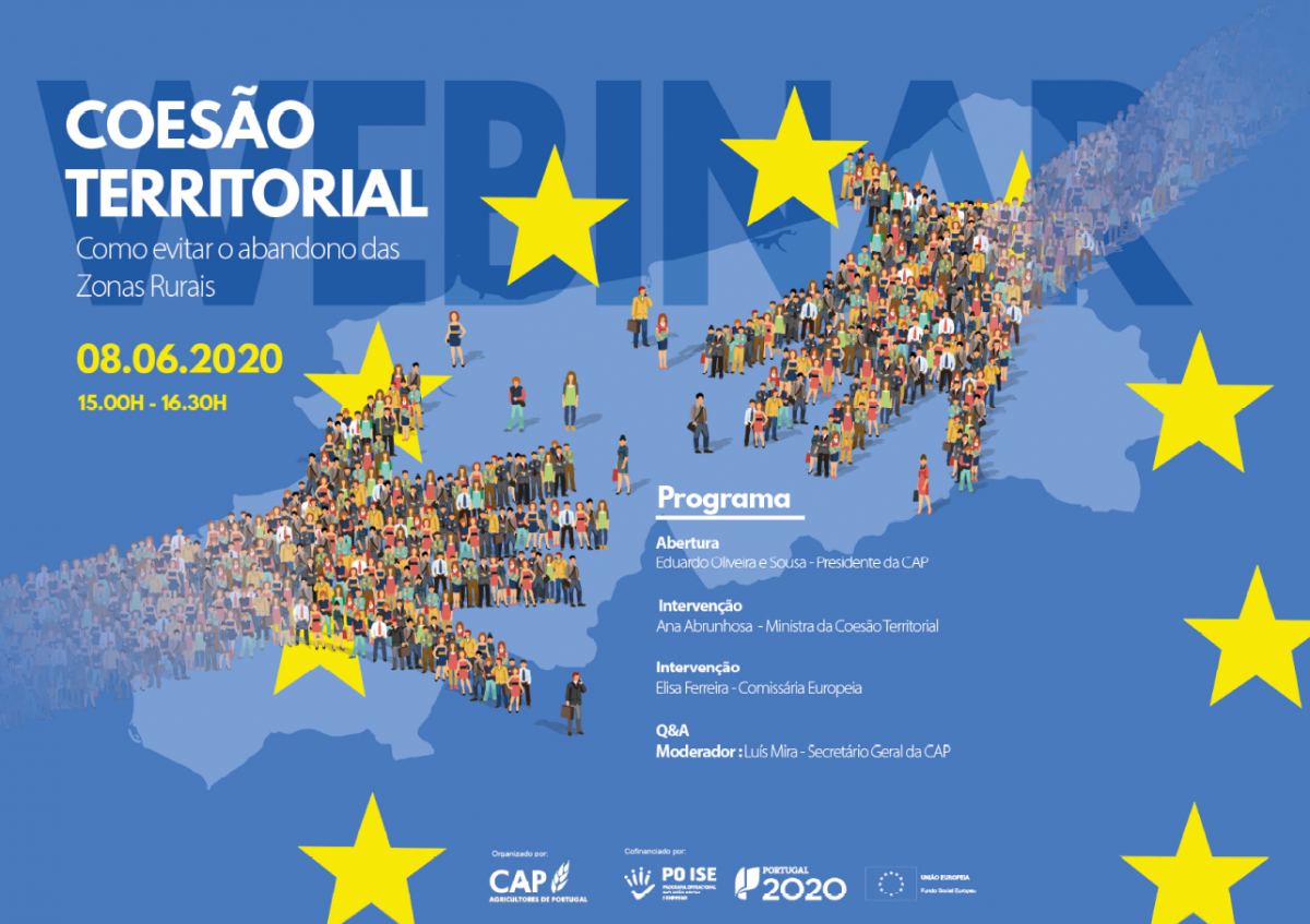 A Comissria europeia Elisa Ferreira participa em webinar sobre Coeso Territorial. 