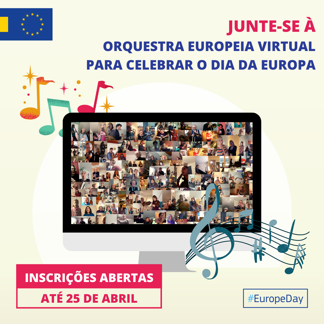 Abertas inscries para a Orquestra Europeia Virtual para celebrar o Dia da Europa