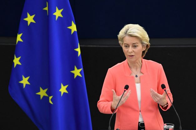 Discurso de 2021 sobre o estado da Unio proferido pela presidente Ursula von der Leyen