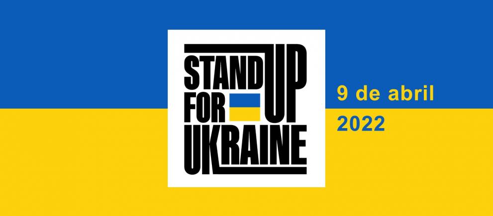 Stand Up for Ukraine: evento global de angariao de fundos em apoio das pessoas deslocadas internamente e dos refugiados ter lugar em Varsvia, a 9 de abril