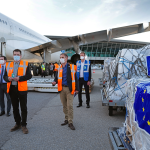 Lisboa a So Tom: Ponte Area Humanitria da UE contra o coronavrus
